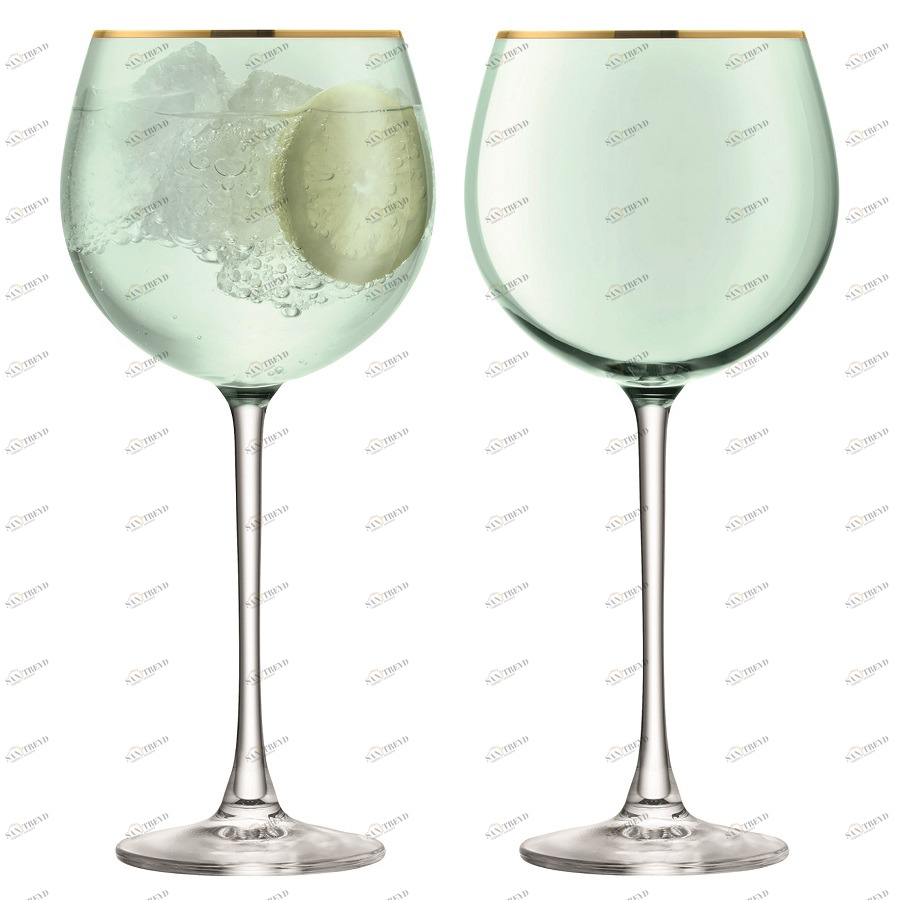 Набор из 2 круглых бокалов 525 мл зеленый Sorbet LSA INTERNATIONAL SORBET 00-3863199 Зеленый 