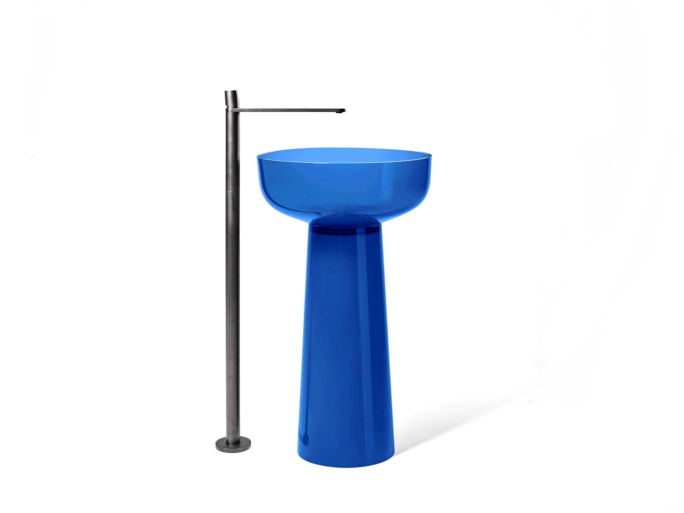 Круглая отдельно стоящая раковина из Cristalmood® Antoniolupi ALBUME10 + ALBUME20 ARCH-00067661 - Вид №1