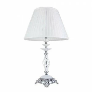 Настольная лампа Divinare 8825/03 TL-1 DIVINARE КЛАССИЧЕСКИЕ 194947 Белый;серебро