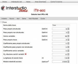 INTERSTUDIO Расчет стальных балок Interstudio tools