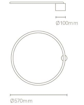 Алюминиевый светодиодный настенный светильник In Stock Nexia ARCH-00107220 - Вид №5