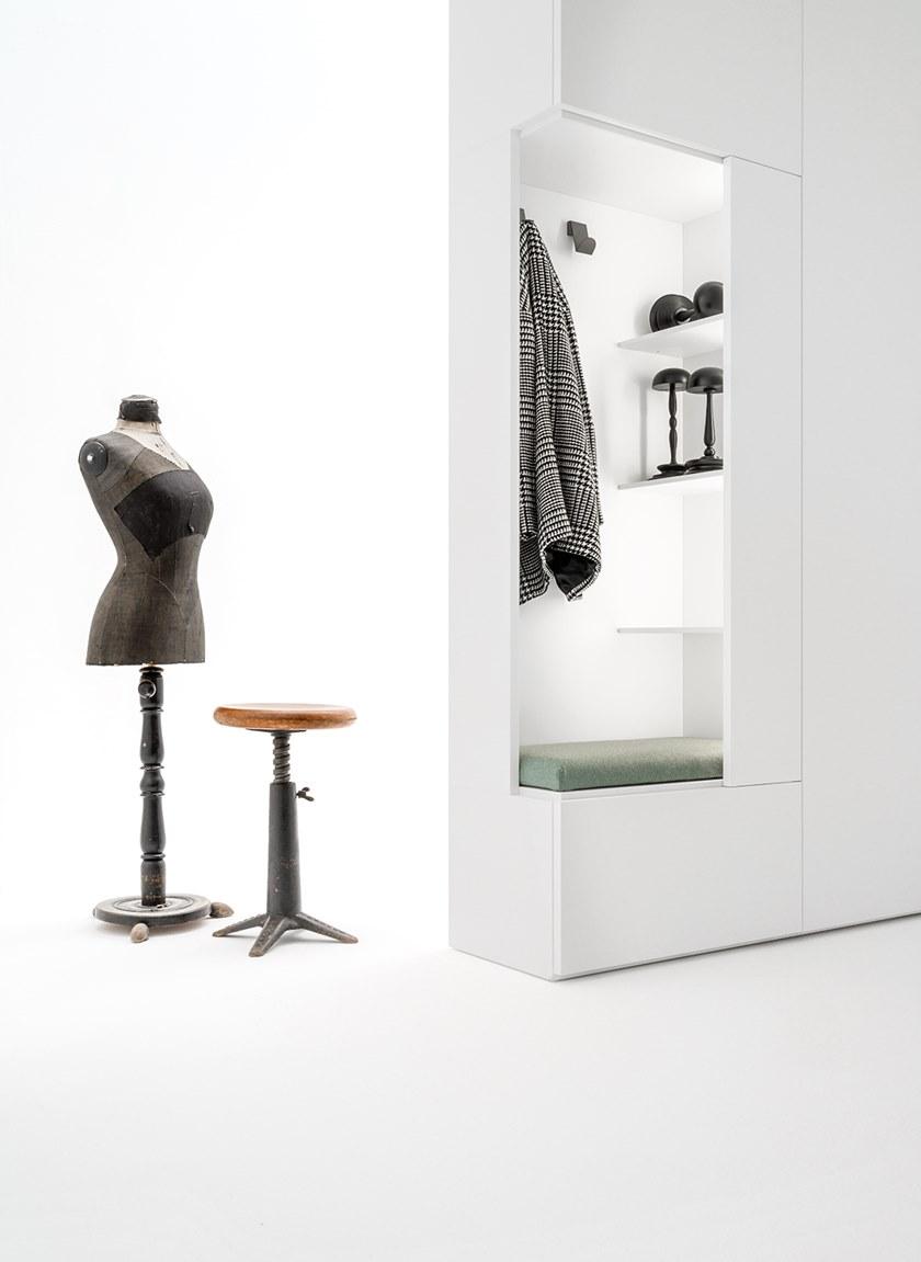 Caccaro Гардероб с вращающимся зеркалом и вешалкой для одежды Roomy sun-id-1449629 - Вид №4