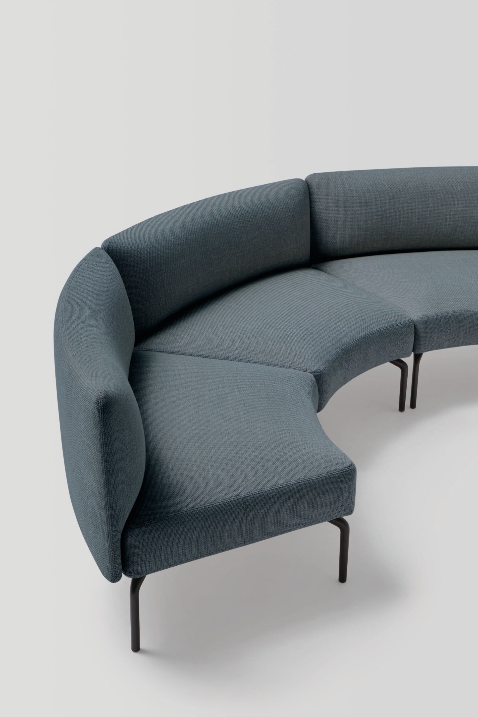 Модульный изогнутый диван из ткани INCLASS Kern ARCH-00026070 - Вид №2