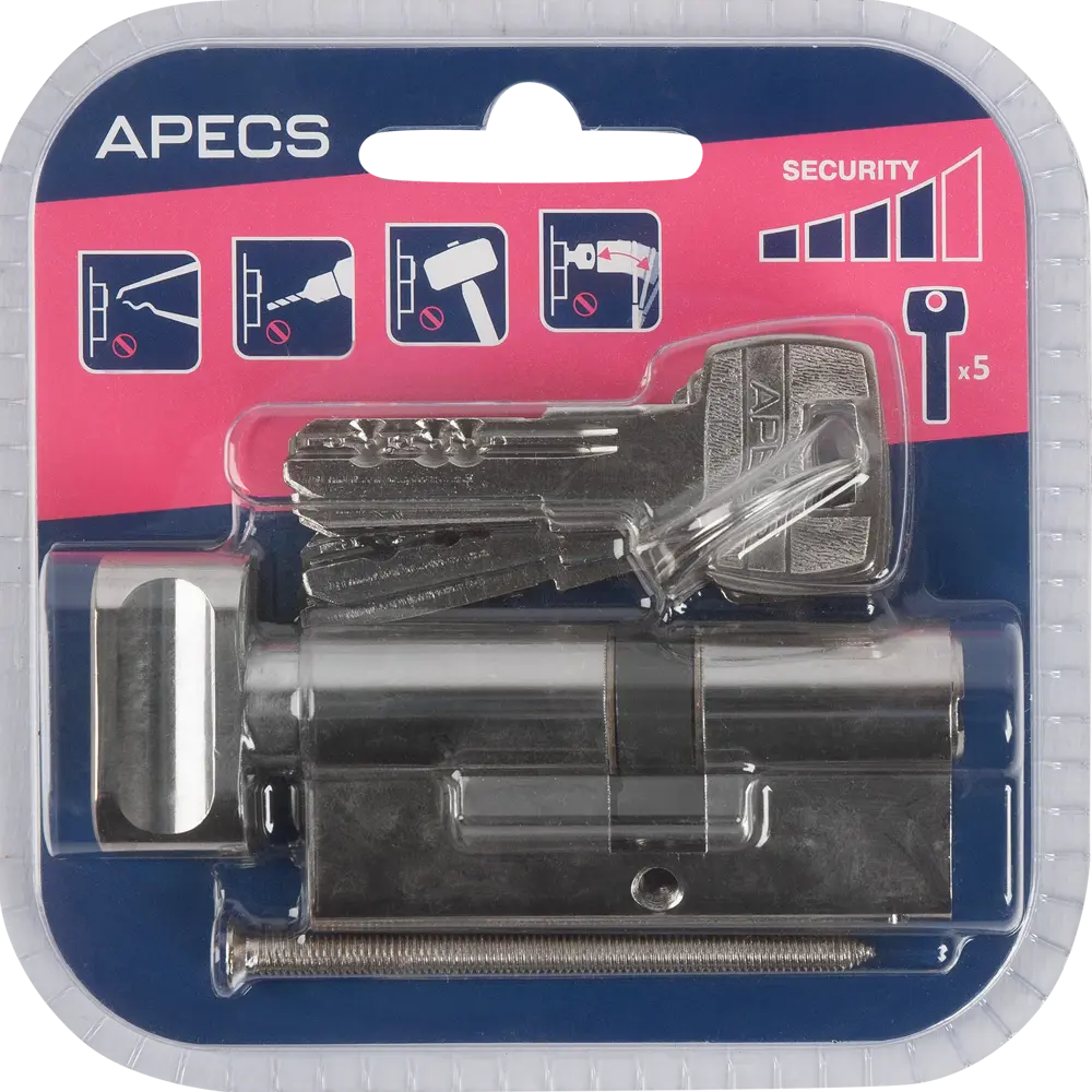 APECS Pro LM-68 Цилиндровый механизм для металлических дверей 84168034 SM STLM-1370165 - Вид №4
