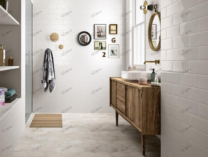 MARAZZI Белая плитка для стен / пола sun-id-1408589