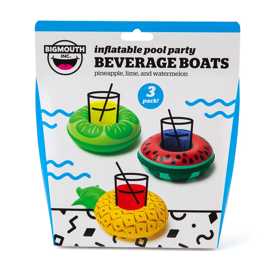 Набор подстаканников для бассейна fruit 3 шт BIGMOUTH ДИЗАЙНЕРСКИЕ 299858 Желтый;зеленый;разноцветный  - Вид №10