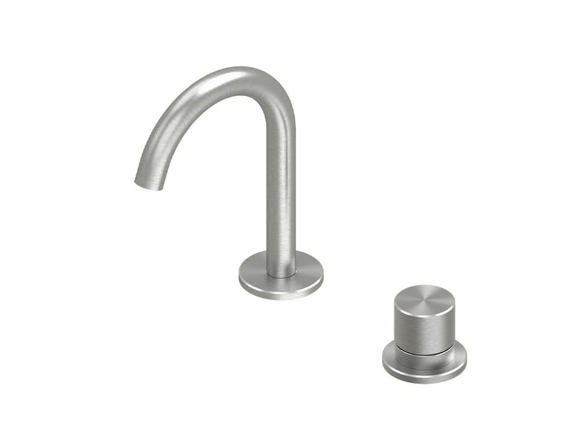 Смеситель для раковины из нержавеющей стали с 2 отверстиями Quadrodesign Hum ARCH-00033497