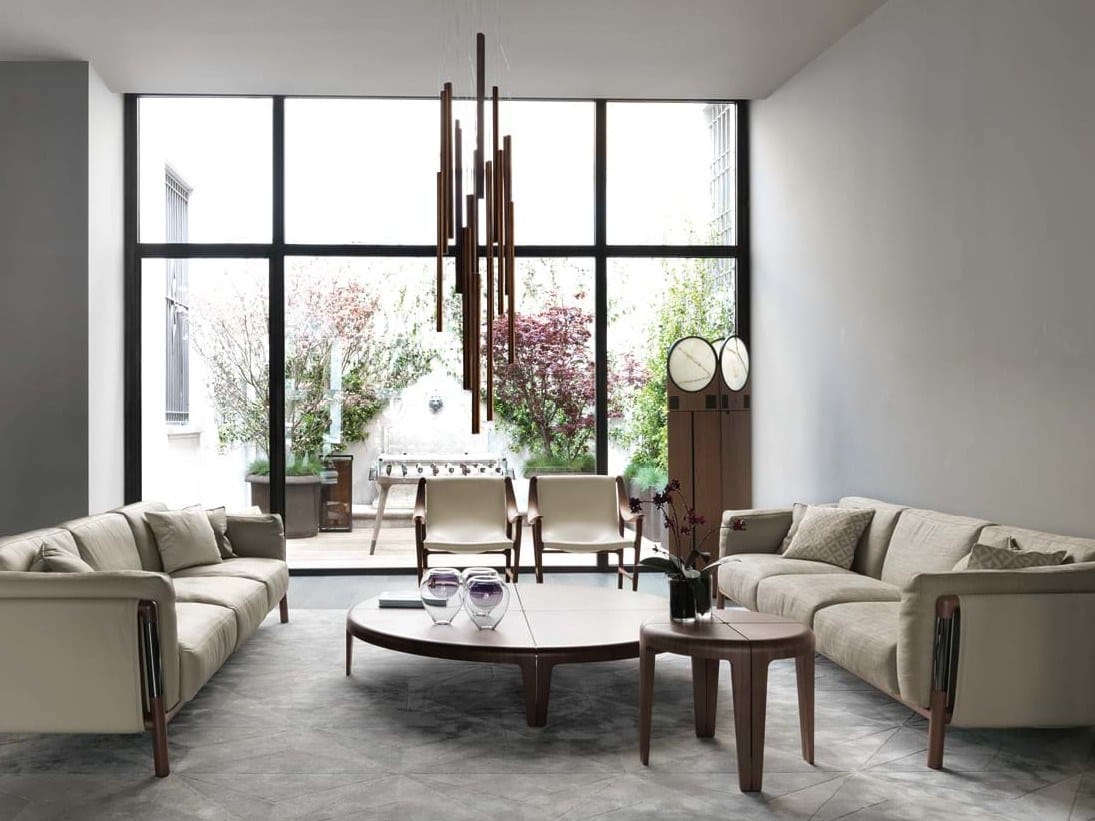 Прямоугольный шелковый ковер с геометрическим рисунком Giorgetti GEOMETRIC ARCH-00025876 - Вид №2