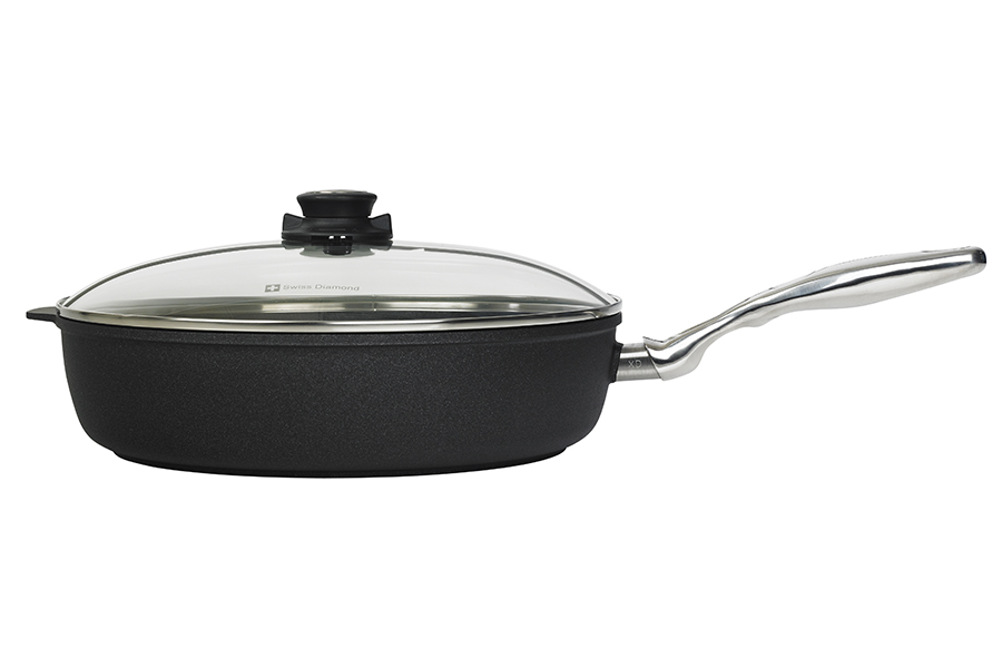 Сотейник индукционный Swiss Diamond со стеклянной крышкой и металлической ручкой, Ø32 см XD6732IC - Вид №3