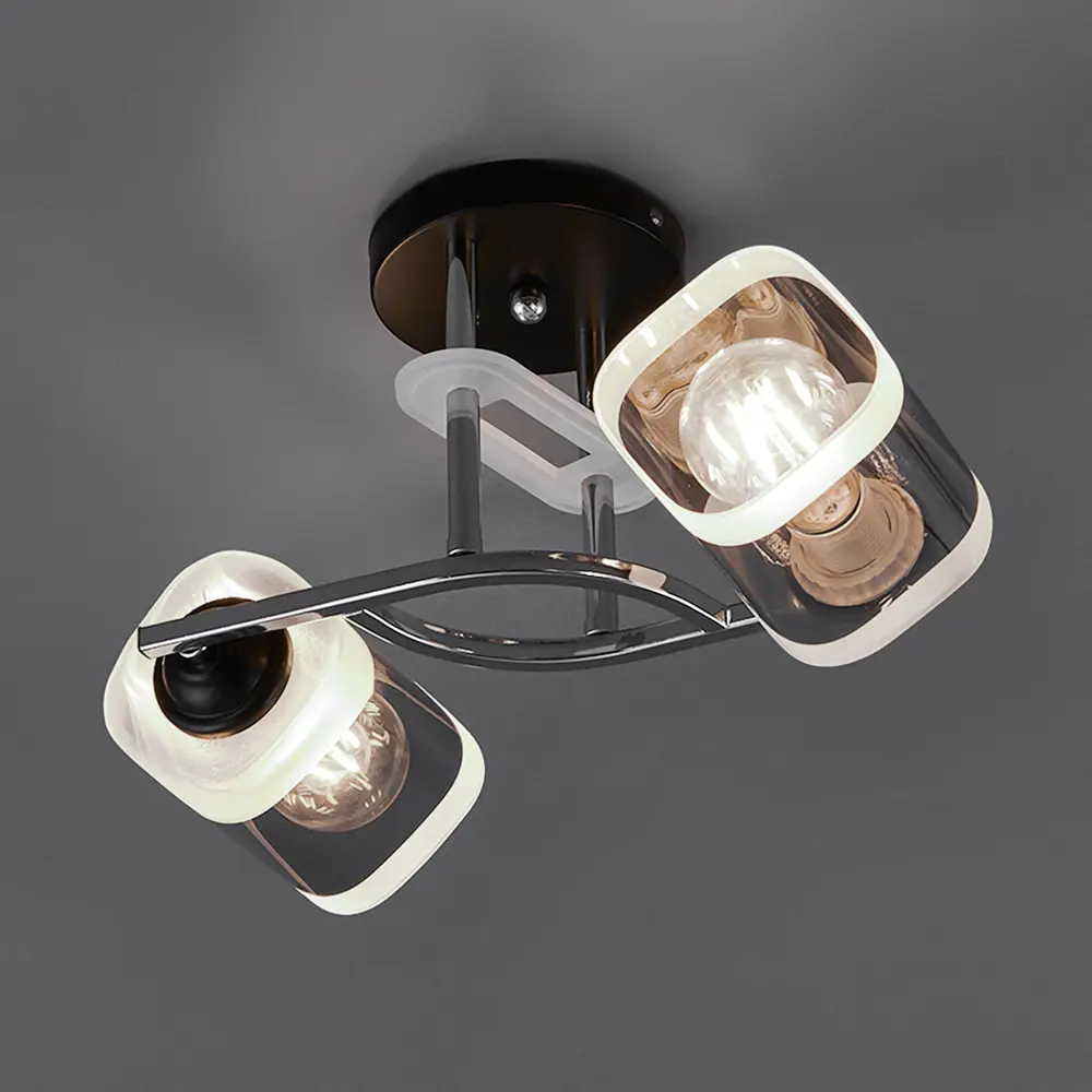 Потолочная люстра Jlight Kira E27 60 Вт, цвет черный/хром 83278752 STLM-2187913  - Вид №2