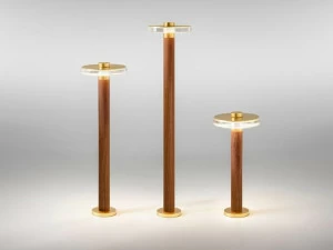 PANZERI Светодиодный столбик из алюминия и стекла Venexia