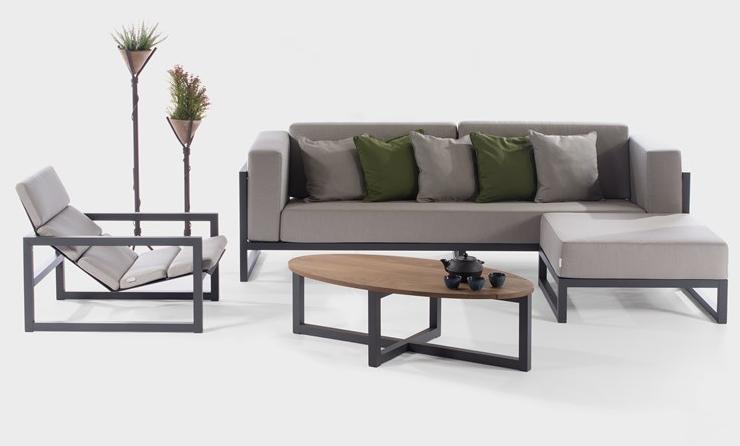 Sachi Пуф из квадратной ткани с обивкой Spikes sun-id-1458446 - Вид №1