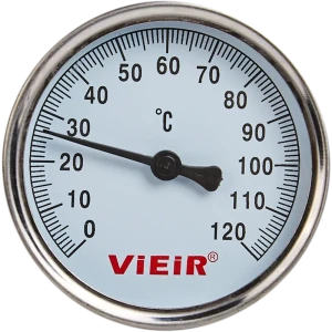 Термометр для воды с гильзой 120 градусов 1/2"