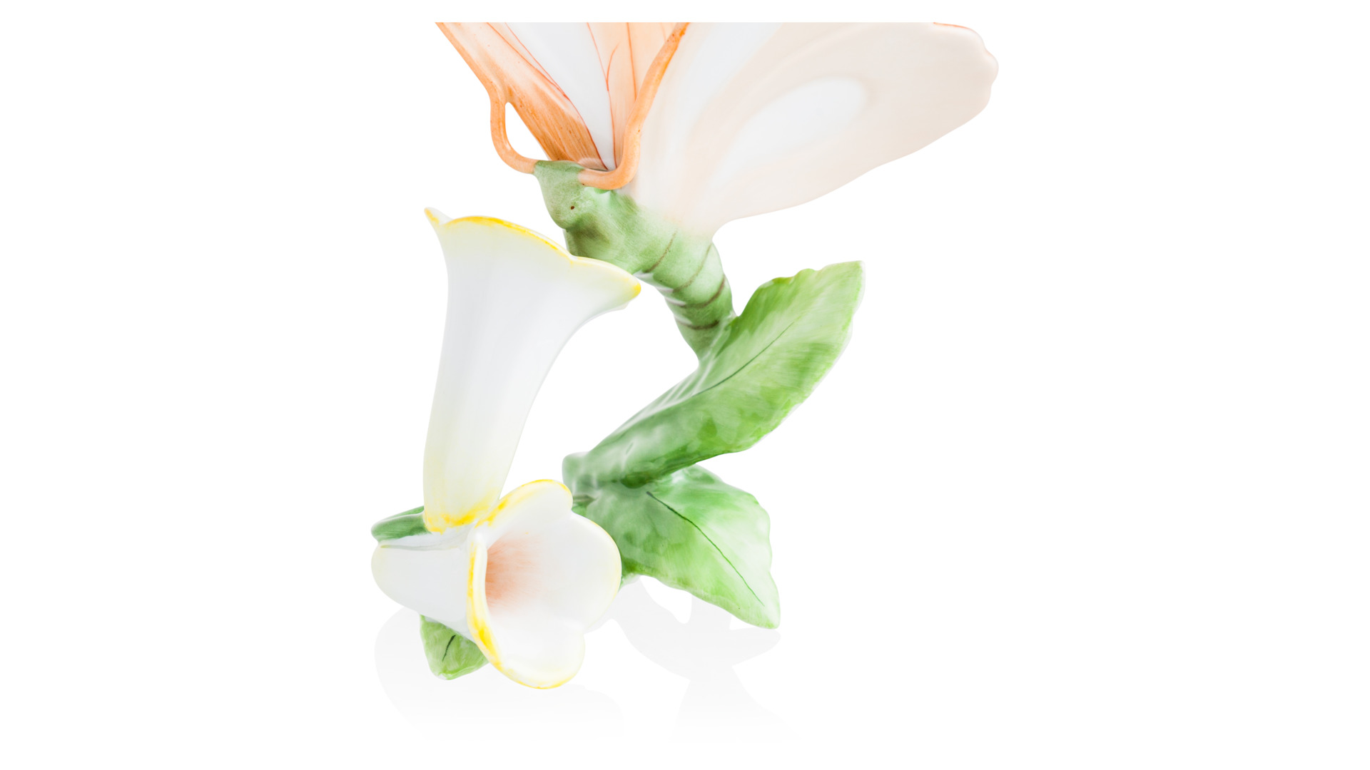 10612261 Herend Декоративный элемент 17,5см "Цветы с бабочкой" Фарфор  - Вид №2