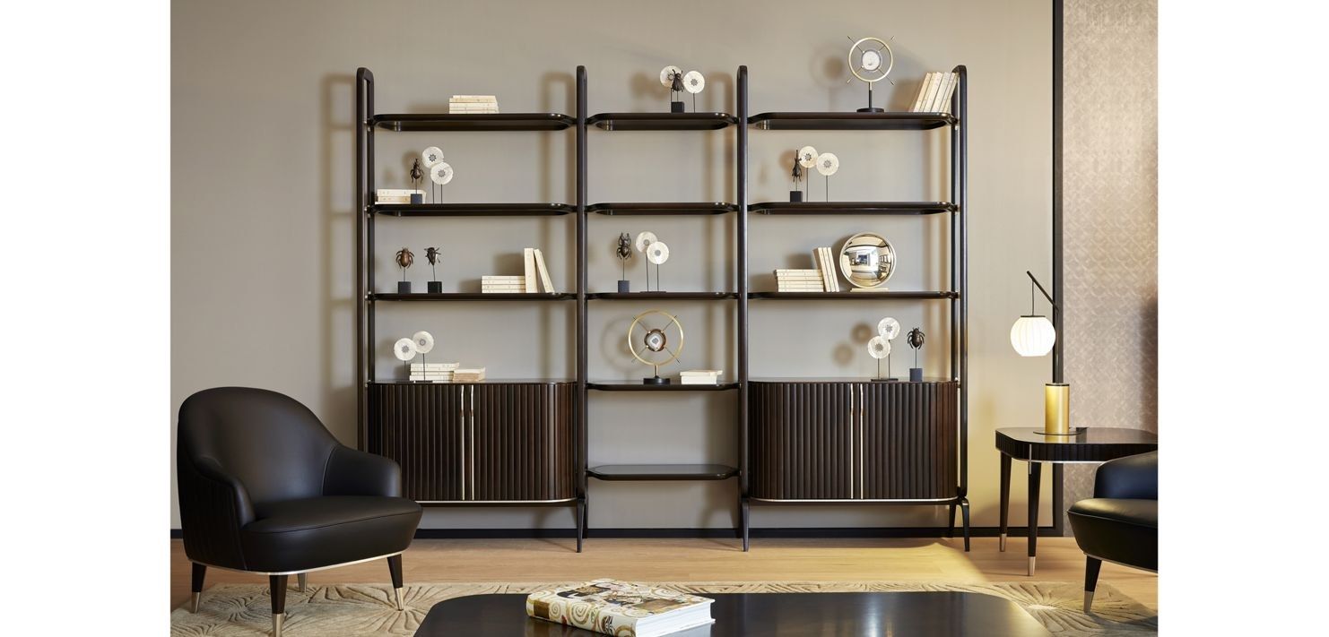 Книжный шкаф из вишневого дерева ROCHE BOBOIS Эдем-Рок ARCH-00010984 - Вид №1