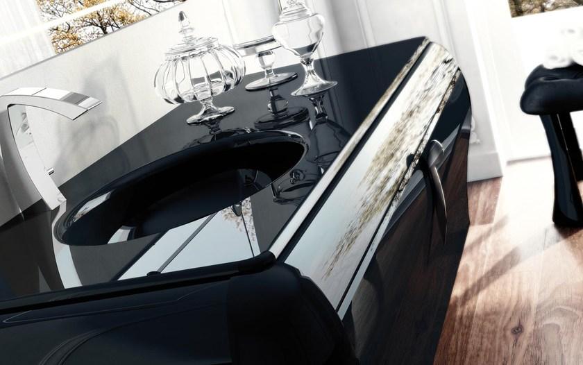 LASA IDEA Подвесной туалетный столик с ящиками, лакированный Gaudì sun-id-1401554 - Вид №1