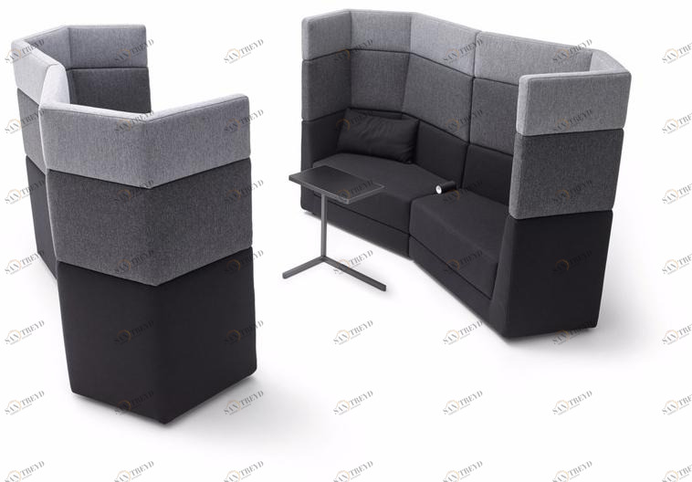 COR Диван из ткани с высокой спинкой Scope sun-id-1361753