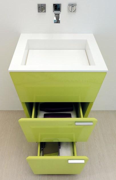 LASA IDEA Лаковая тумба под умывальник с ящиками Libeccio sun-id-1457018 - Вид №2