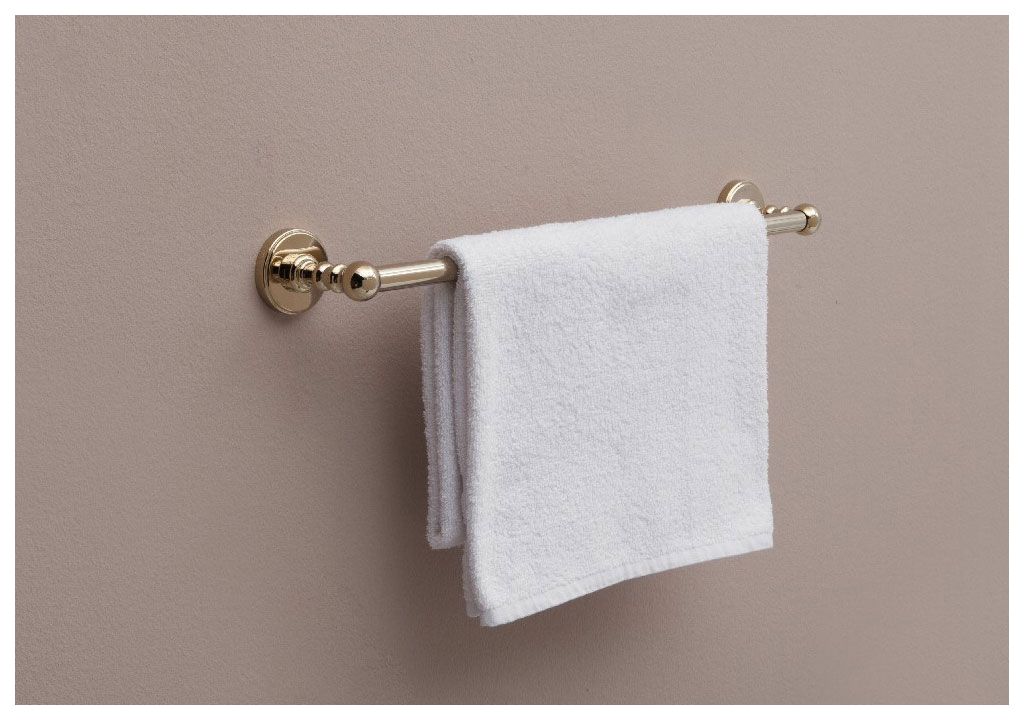 Держатель для полотенец Aquanet 4618, золото (45 см)  - Вид №2