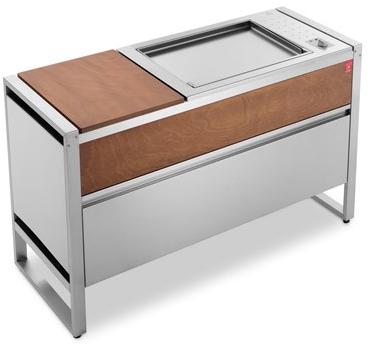 PLA.NET Outdoor Cooking Мобильная летняя кухня с газовым барбекю Oasi sun-id-1395642 - Вид №15
