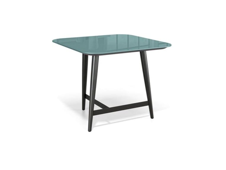 Высокий квадратный журнальный столик из шпона ROCHE BOBOIS OCTET ARCH-00041969 - Вид №2