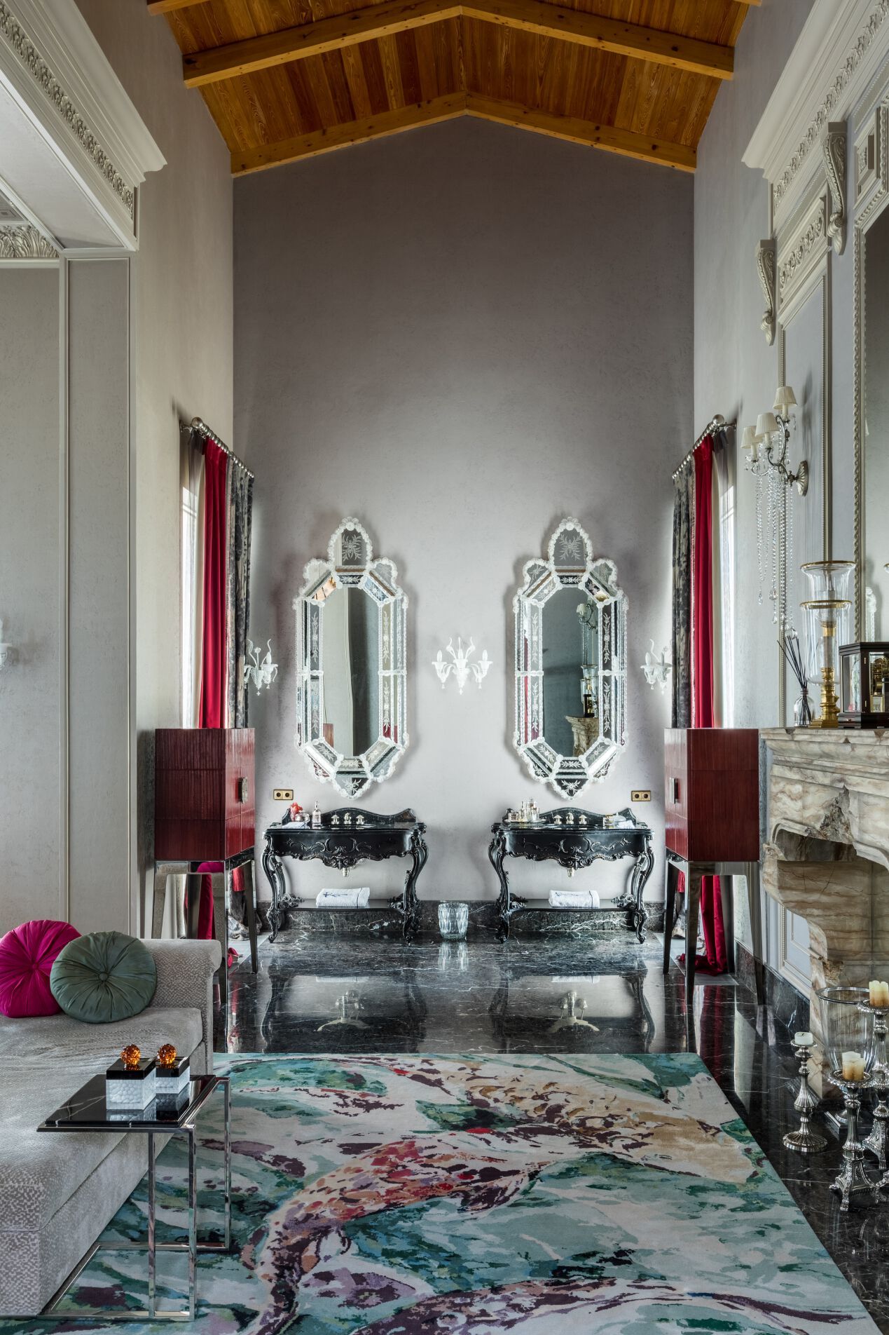 Прямоугольный ковер ручной работы Tapis Rouge Koi Pond ARCH-00129398 - Вид №12