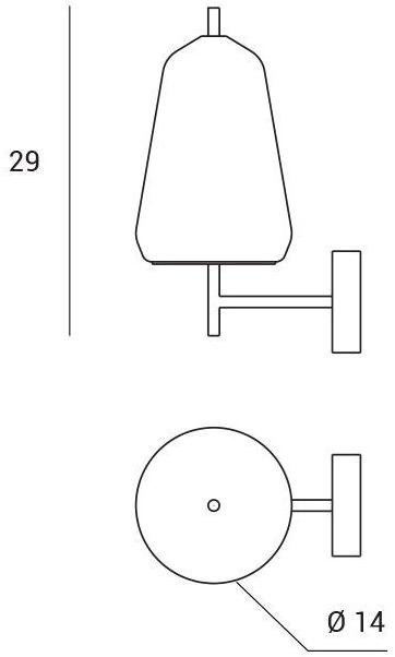Miloox Настенный светильник из боросиликатного стекла X-ray sun-id-1468672 - Вид №10