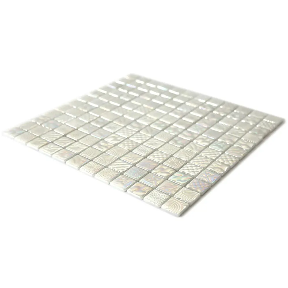 Мозаика стеклянная Natural STP-WH005-L 31.5x31.5 см цвет белый перламутровый 84830284 STLM-2151432 Santreyd Steppa - Вид №3