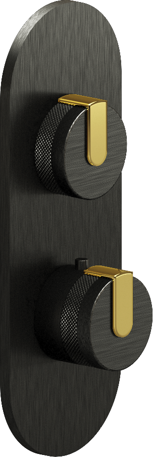 E-8026-R1BOXE0-L1AU-BOX-T Планка M-Series с 2 ручками - Внешняя часть GRAFF MOD+