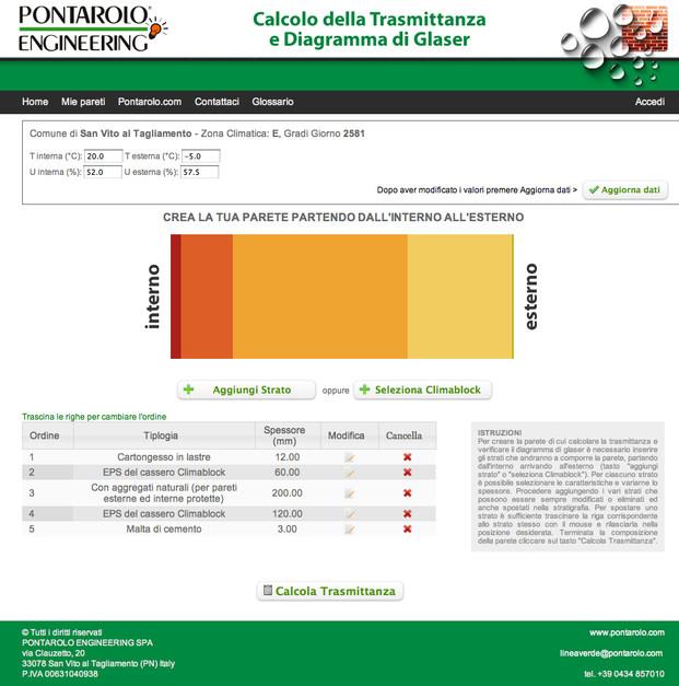 PONTAROLO Бесплатное программное обеспечение для определения коэффициента теплопередачи sun-id-1473414 - Вид №3