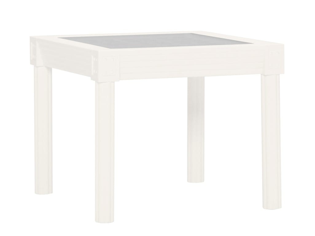 Прямоугольный стол из алюминия и стекла JANUS et Cie Quadratl ARCH-00140864