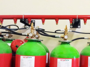 Система пожаротушения на инертных газах