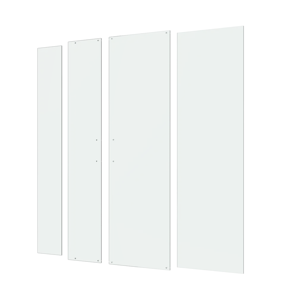 Комплект стекол для душевой ширмы Sensea Easy 120x80 см прозрачное стекло, цвет профиля на выбор 85868667 STLM-2005902 - Вид №14
