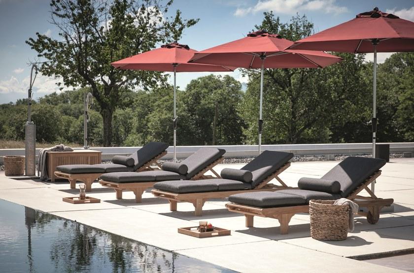 Unopiù Садовая кушетка из тика на колесиках Chelsea Henlett - Вид №4