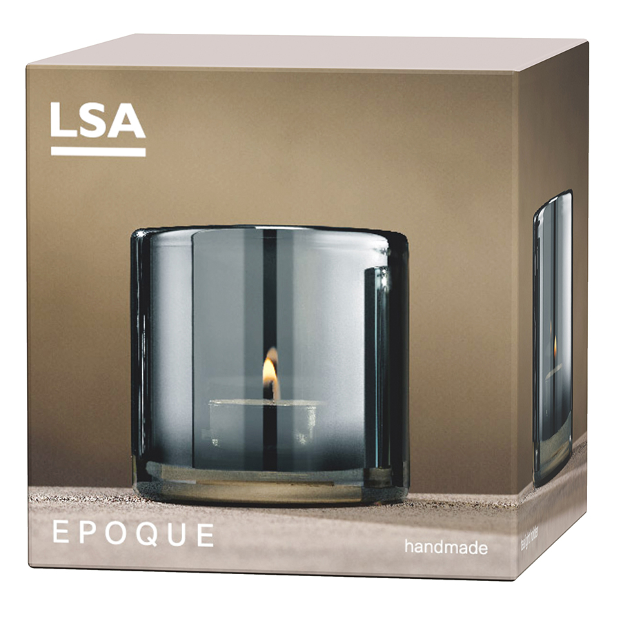 G1662-08-140 Подсвечник signature, epoque, 8,5 см, сапфир LSA International  - Вид №6