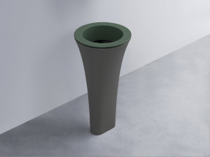 AMLA45-MU+AMPILT-N+AMCOLT-CM Раковина Amedeo Tondo отдельностоящая cielo Enjoy + Amedeo