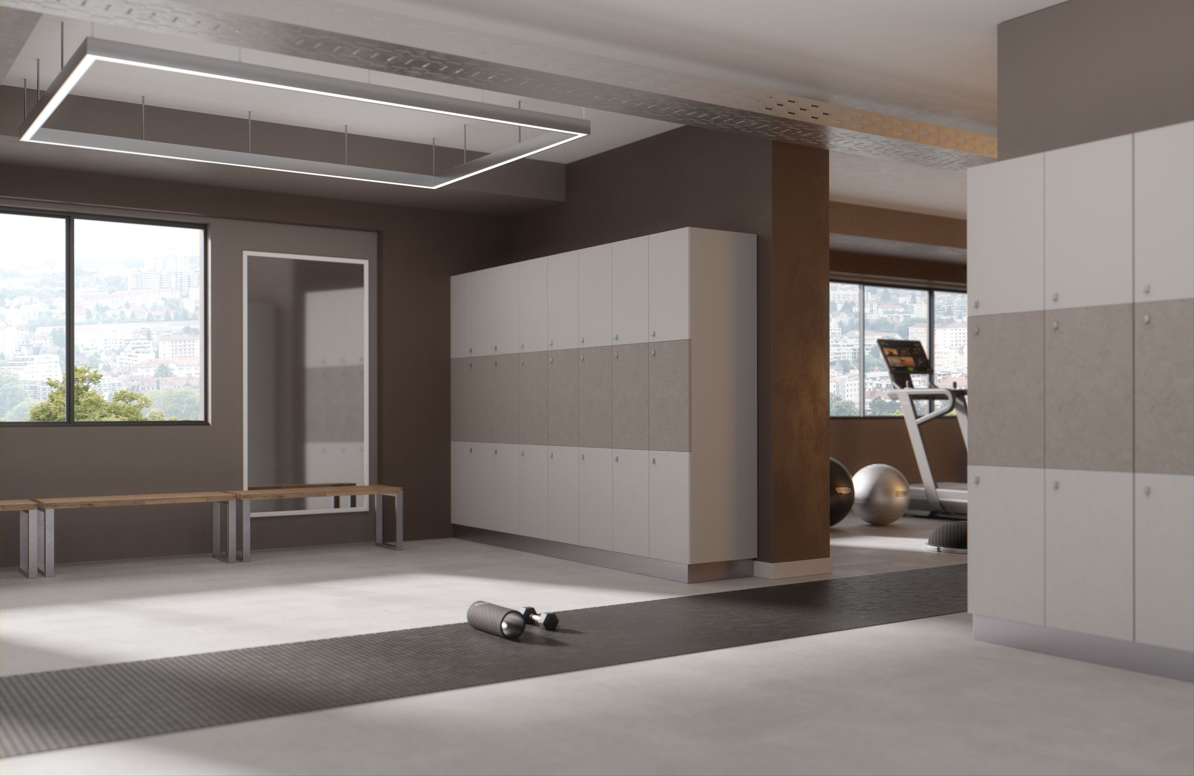 Деревянная мебель для раздевалок MOBILIFICIO SANGIORGI Made to fit ARCH-00000043 - Вид №1