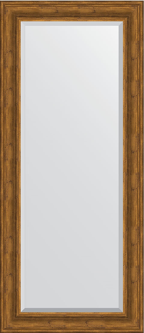 BY 3576 Зеркало с фацетом в багетной раме - травленая бронза 99 mm EVOFORM Exclusive