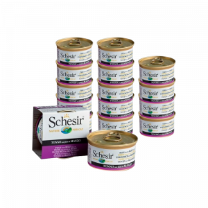 ПР0000498*14 Корм для кошек тунец, говядина конс. 85г (упаковка - 14 шт) SCHESIR