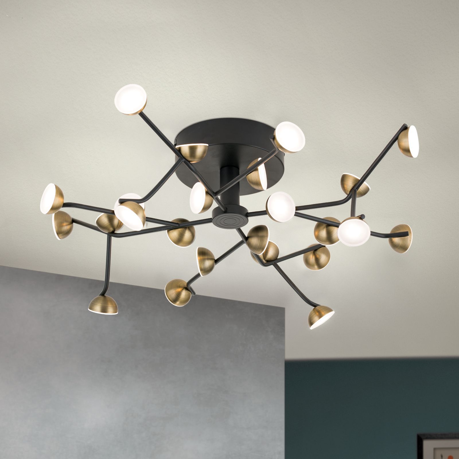 Металлический светодиодный потолочный светильник Orion Blossom ARCH-00124325 - Вид №1