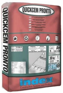 INDEX Готовая к высыханию стяжка Quickcem