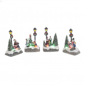 2870889.0002 ДЕКОР НАСТОЛЬНЫЙ С LED, НАБОР ИЗ 4ШТ TO4ROOMS