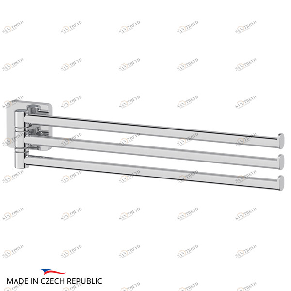 Держатель полотенец поворотный тройной 37 см Ellux AVANTGARDE AVA 017 sun-id-561242