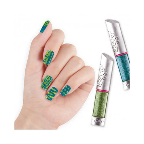 1607 Набор для творчества "Блестящий маникюр 2-в-1" СК изумрудный/зелёный STYLE ME UP 