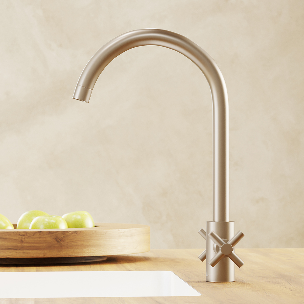 280000000 Nickel смеситель для кухни Damixa Neo Classic  - Вид №1