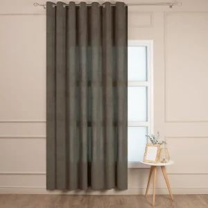 AMORE MIO Штора на люверсах бежевая 200x280 см в стиле неоклассика 89433196