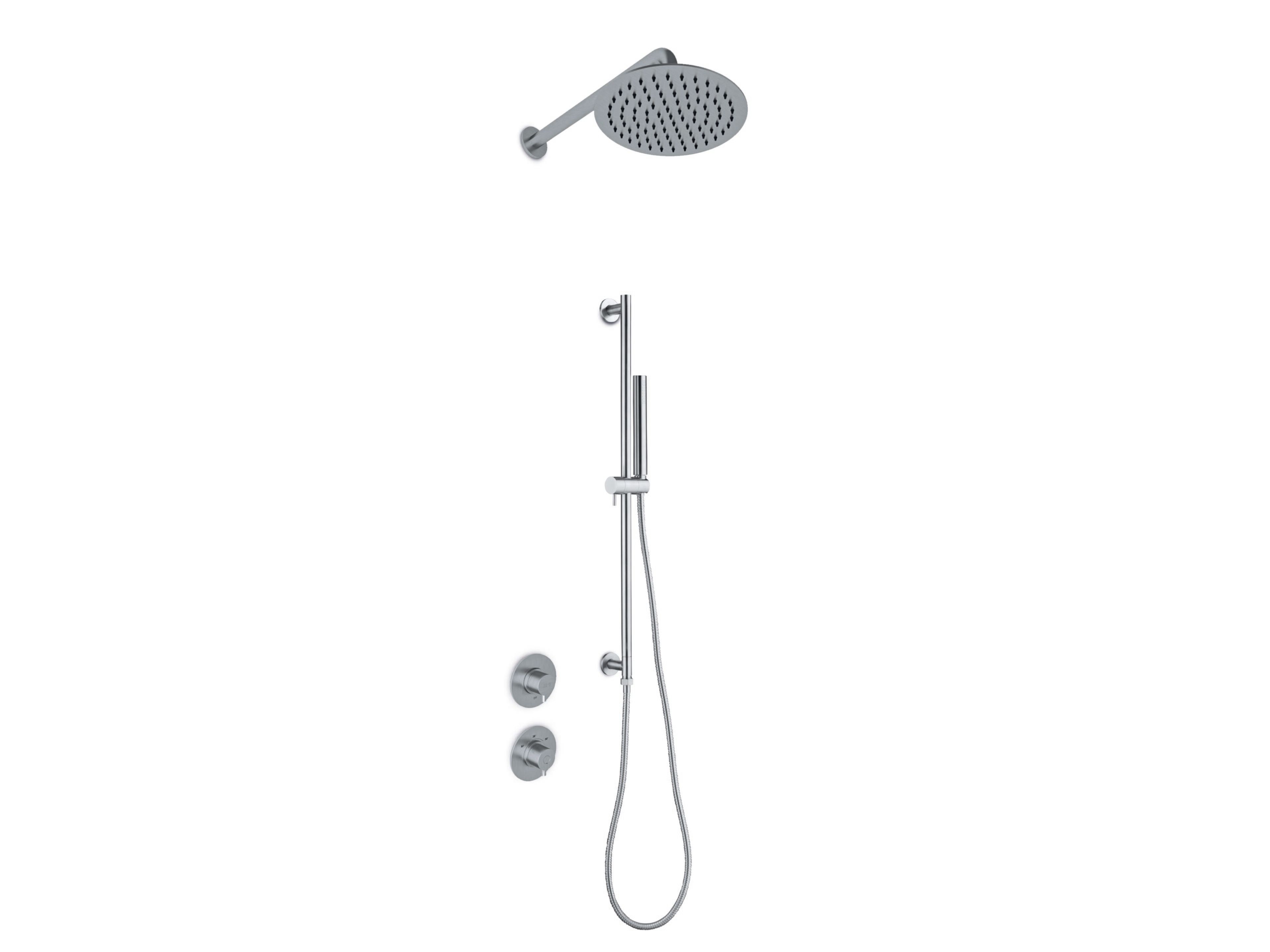 Настенная термостатическая душевая колонка из нержавеющей стали с ручным душем JEE-O Slimline ARCH-00135631