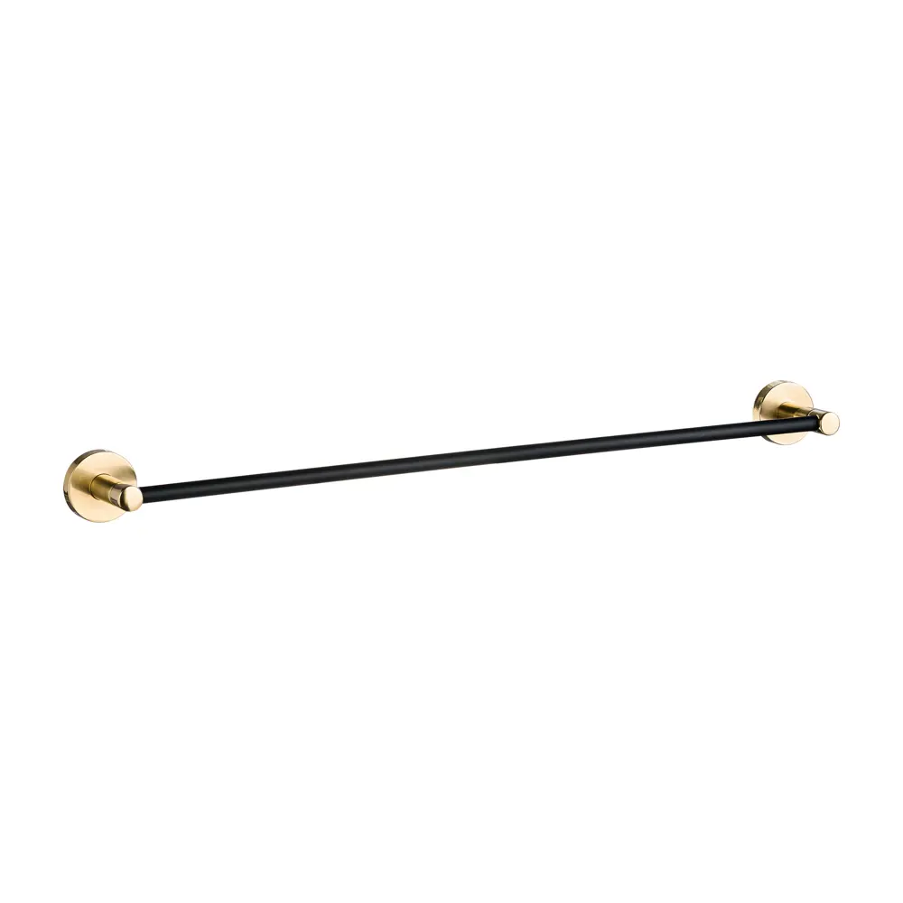 Держатель для полотенца Moroshka Oro Nero 60 см цвет чёрный/золотой STLM-2159533