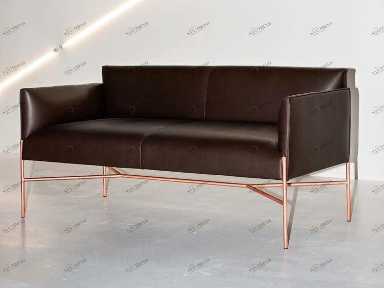 Tacchini 2-х местный кожаный диван Chill-out sun-id-1366850