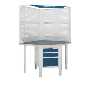 Верстак (угловой) CTR U532.S3.1-2FR